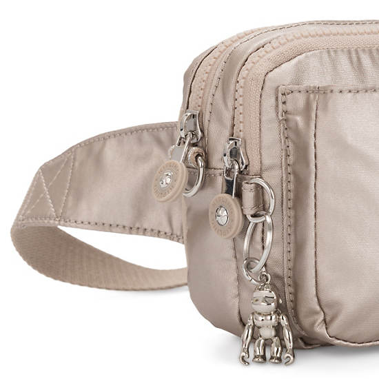 Kipling Abanu Multi Metallic Convertible Crossbody Bag Bags Metallic Glow | AU 2037GS